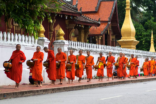 Monaci a Luang Prabang